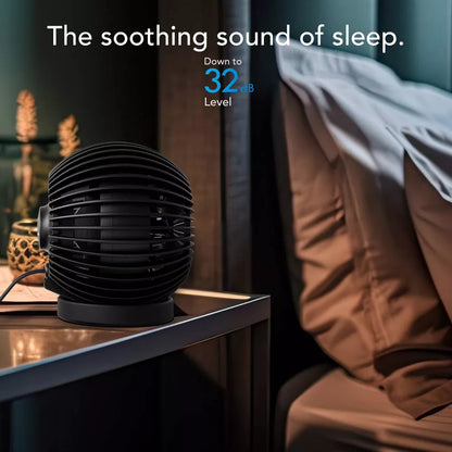 Compact Tilt‑Adjustable Personal Desktop Air Circulator Fan