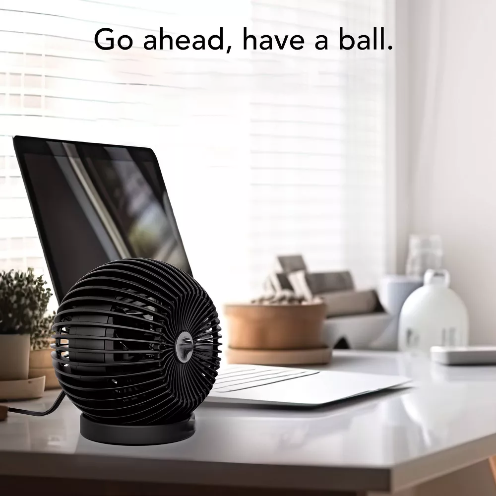 Compact Tilt‑Adjustable Personal Desktop Air Circulator Fan