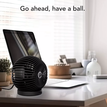 Compact Tilt‑Adjustable Personal Desktop Air Circulator Fan