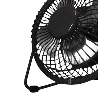 All‑Metal 360‑Degree Tilt Mini Desktop Fan
