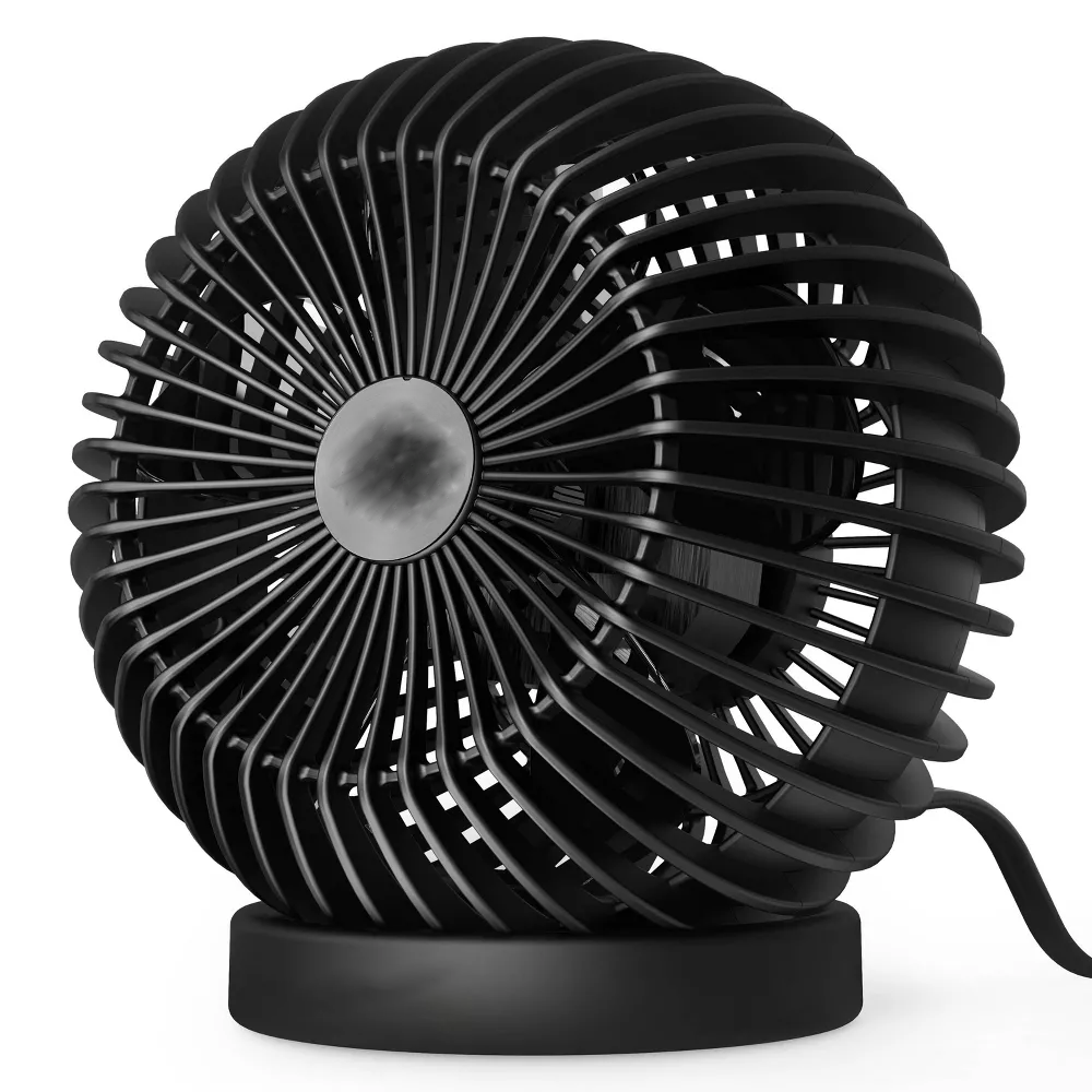Compact Tilt‑Adjustable Personal Desktop Air Circulator Fan